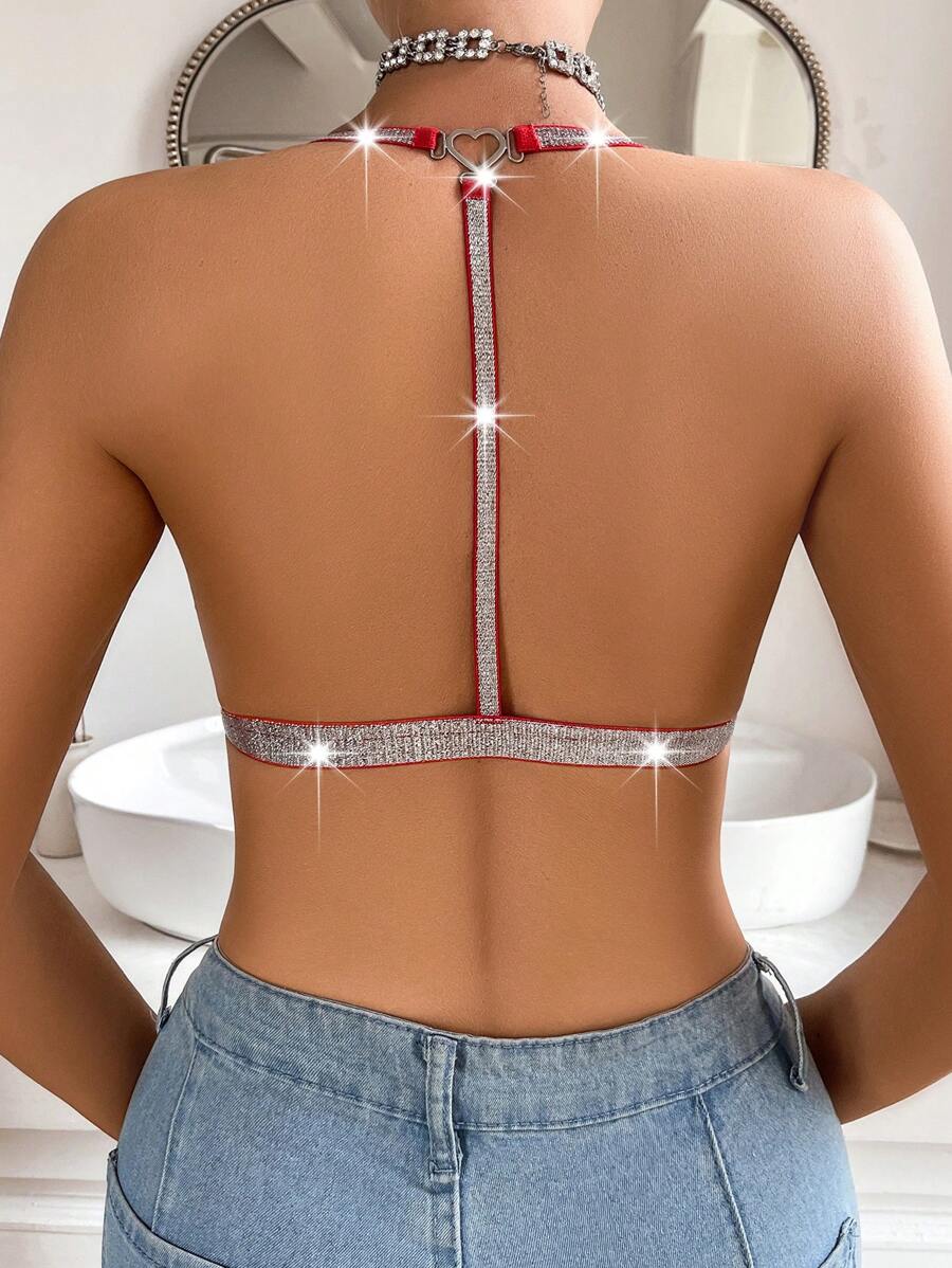 Shining Love Front Close Halter Bra