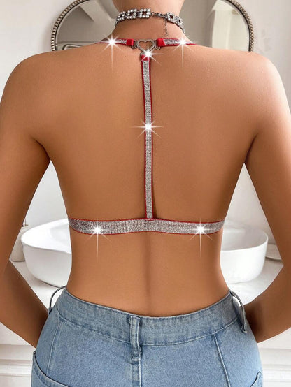 Shining Love Front Close Halter Bra
