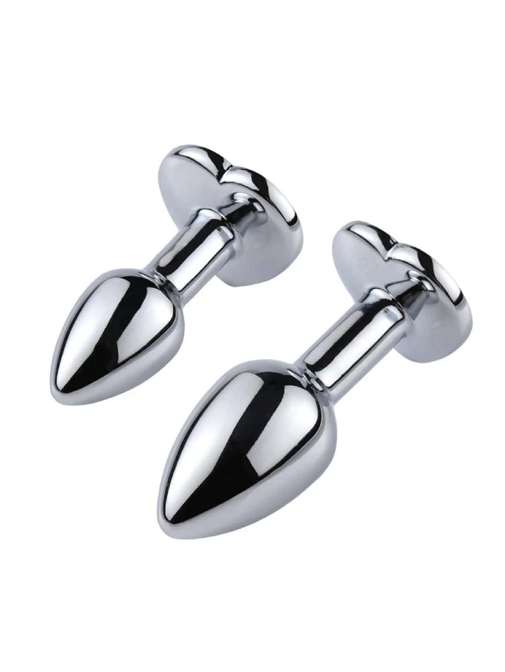 Heart Anal Plugs For Beginners 4 Pack
